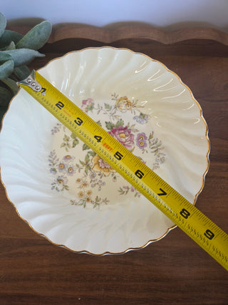 Vtg Royal USA "Princess Pat" Floral Soup Bowl