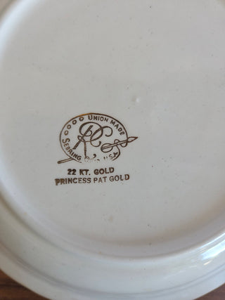 Vtg Royal USA "Princess Pat" Floral Soup Bowl