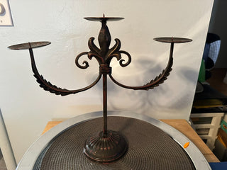 Candle Pillar Candelabra Metal MTS|90666