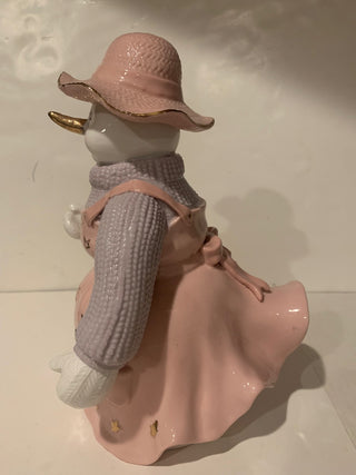 10” Female Snowman pastel rare|139454