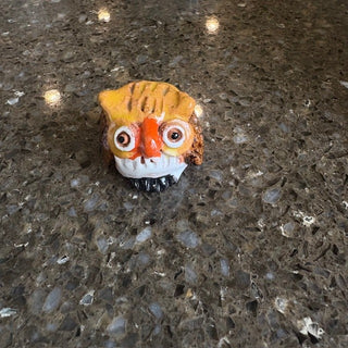 Vtg. Folk Art Enesco Owl MTS|73929