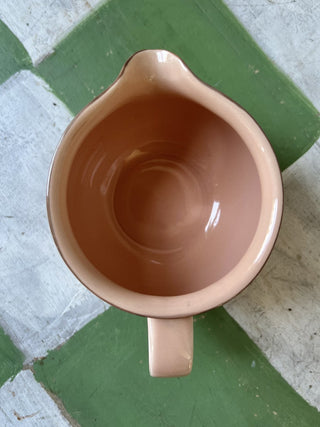 VGT Peach Mikasa Cream pitcher F&M