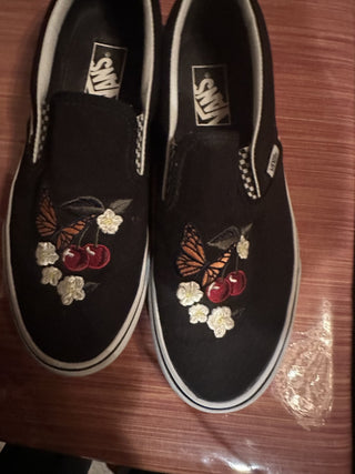 Cherry Butterfly Slip on 7.5 Vans 2020 # 63 VV MTS|103219