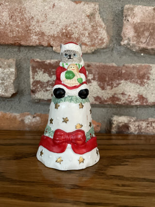 Vintage Santa Cat Bell 02251225 RSV|138607