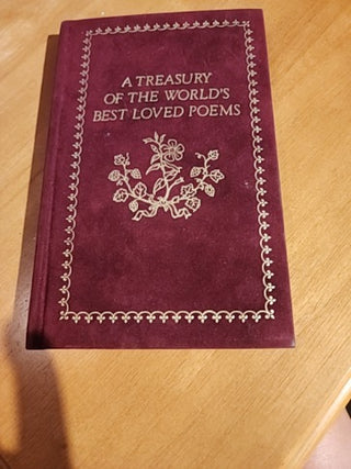 1980 Book Treasury of World's Best Loved Poems