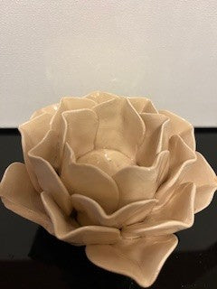 #1157 Beige Tealight Flower