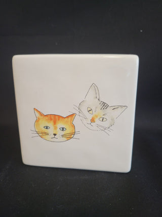 Rae Dunn Crazy Cat Lady Table Art Paperweight RCD|101102