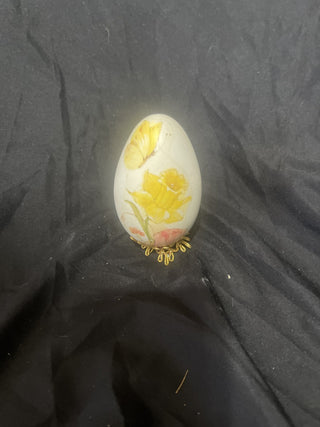 vintage papier-mâché real egg rsv