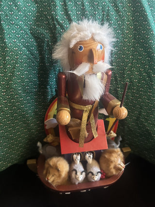 Vintage 15" Noah's Ark Christmas Nutcraker Holiday Bombay Company #62 VV MTS|127858