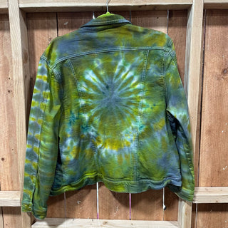 Tie Dyed Jean Jacket XXL|50357