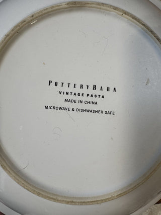 Vtg PB Italy Ads Pasta Serving Bowl MTS