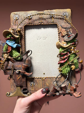 Cowboy Cactus Photo Frame MTS