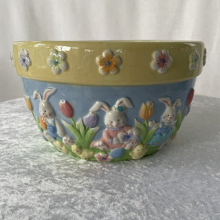 large ceramic Easter bowl RSV
