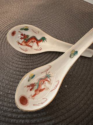Oriental Spoons set 2 Green  MTS|91338