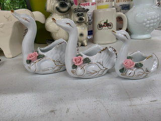 Vtg 3 3 swans