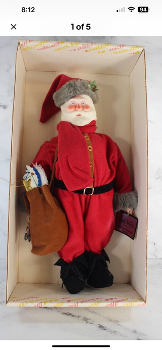 MJ94-VTG Effanbee 16' Santa in original box  MTS|134441