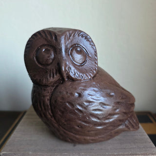 MCM Brown Resin Owl