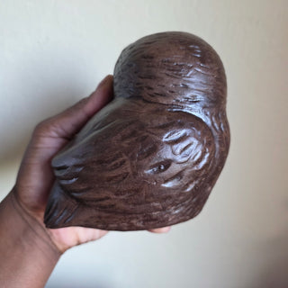 MCM Brown Resin Owl