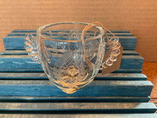 Etched glass Sugar bowl MTS