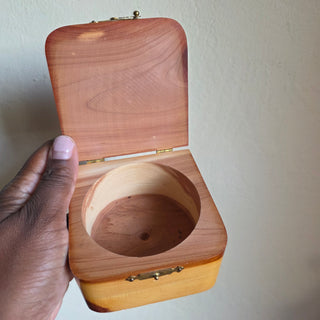 Hinged Wooden Box from Ozarks