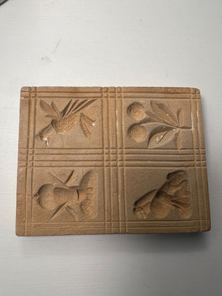 Antique German wooden cookie mold rsv|130286