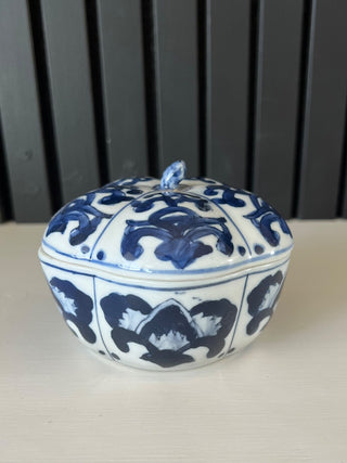 Blue and white pumpkin box RSV|108496