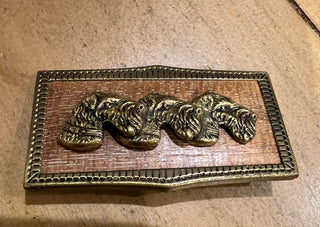 SALE!! Vintage 3 Dog/Terrier Brooch MTS