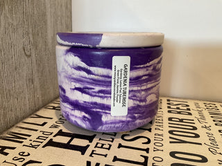 8 oz Handmade Classic Vessel Cement Candle|109448