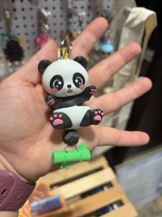 Panda Wiggly Tail Keychain