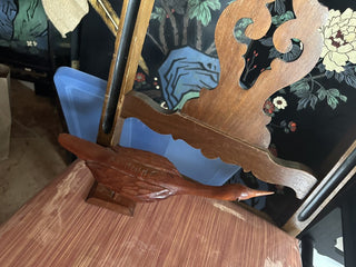 #62 VV Hand Carved Wooden Bird Sculpture Shorebird Figurine Jamaican Folk Art MTS
