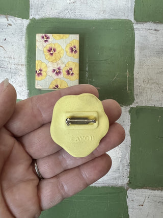 VTG Avon Pansy Pin F&M|98745