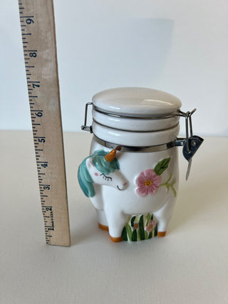 Unicorn hinged jar|67700