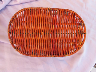 Metal basket with leaves RCD