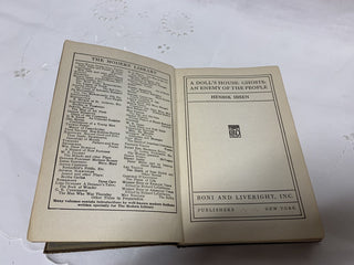 Plays by Henrik Ibsen Antique Book RSV