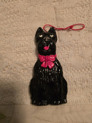 Vntg. Dept. 56 Scottie Dog Ornament - LL - RCD|93760