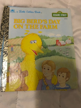 JP VINTAGE LOT OF 12 SESAME STREET LITTLE GOLDEN BOOKS  1990
