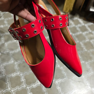 Steve Madden - Red Patent Leather Flat Shoes (9.5)