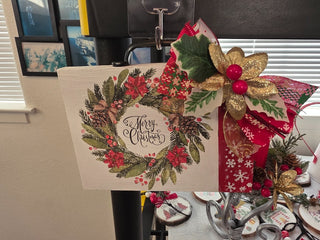 Christmas decor with handle|123366