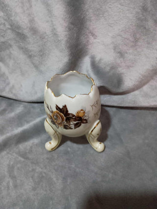 vintage Napcoware cracked egg vase rsv