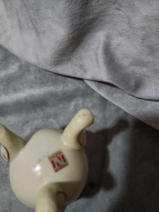 vintage Napcoware cracked egg vase rsv