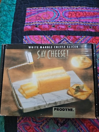 White Marble Cheese Slicer