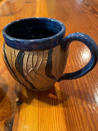 Handmade Pottery Mugs (set of 2) ~MTS|90323