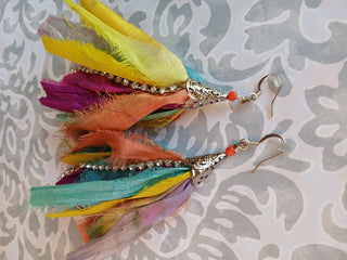 Sari Silk Earrings 12