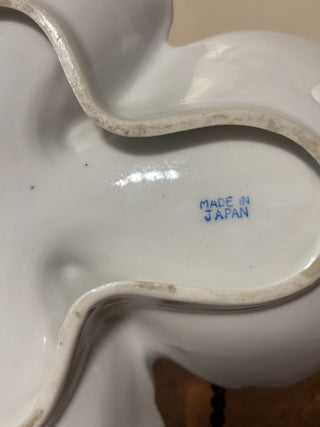 Hand Painted Porcelain Leaf Dish NM MTS