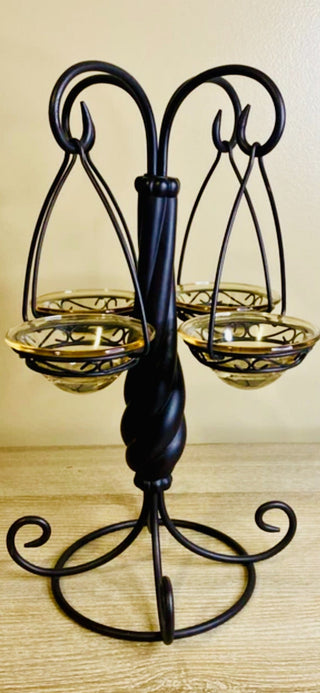 VTG. PARTYLIGHT GLOBAL FUSION TEA LIGHTS RSV.