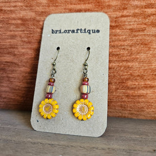 bri.craftique - Folksy Sunflower Earrings (BRI) - MTS|131867
