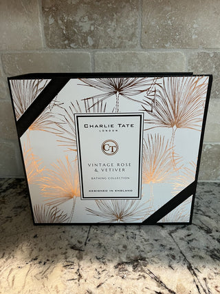Charlie Tate London Vintage Rose & Vetiver Bathing Collection RCD