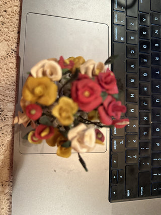 Vintage post of Roses  and calla lilies  #62 VV MTS