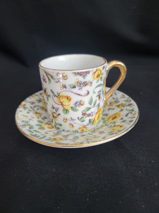 Inarco Gold Trim Demi Cup & Saucer Set RCD
