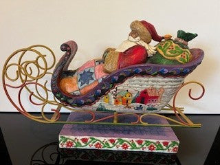 #2442 Jim Shore Santa in Sleigh RSV|121928